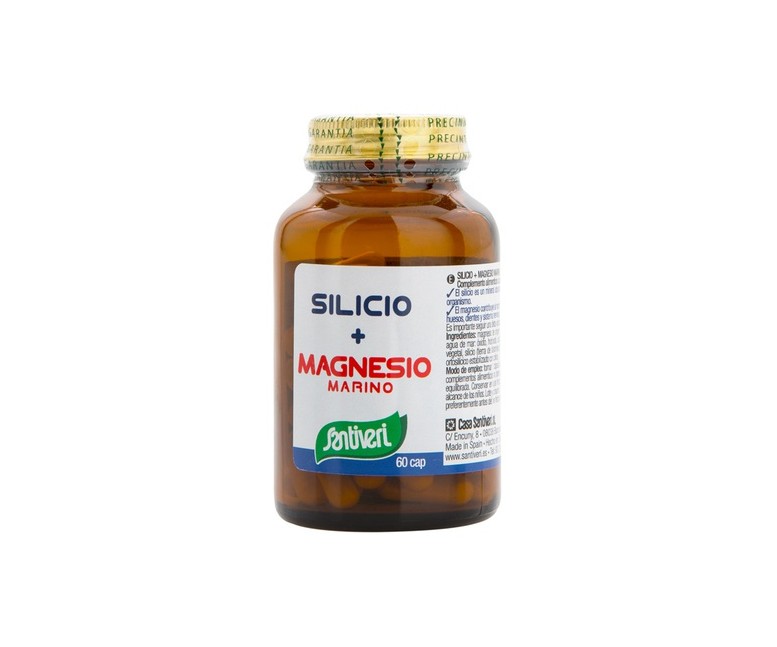 Silicio y Magnesio Marino 60 cápsulas Santiveri
