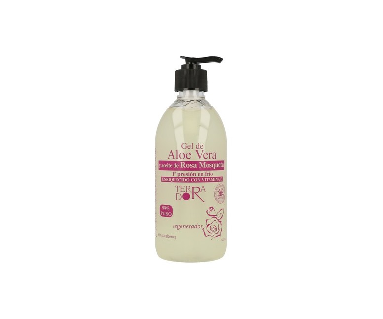 Gel Aloe Vera y Rosa Mosqueta - Terra D'Or 500 ml (Rosa de mosqueta) Terra d'or