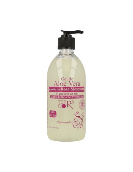 Gel Aloe Vera y Rosa Mosqueta - Terra D'Or 500 ml (Rosa de mosqueta) Terra d'or