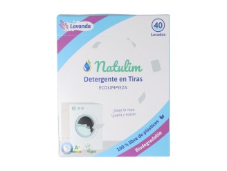 Detergente Eco tiras de lavar lavanda