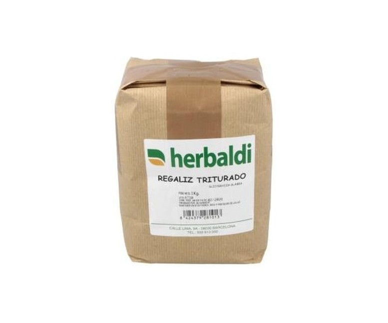 Hierba regaliz raíz triturada 1 kg Herbaldi