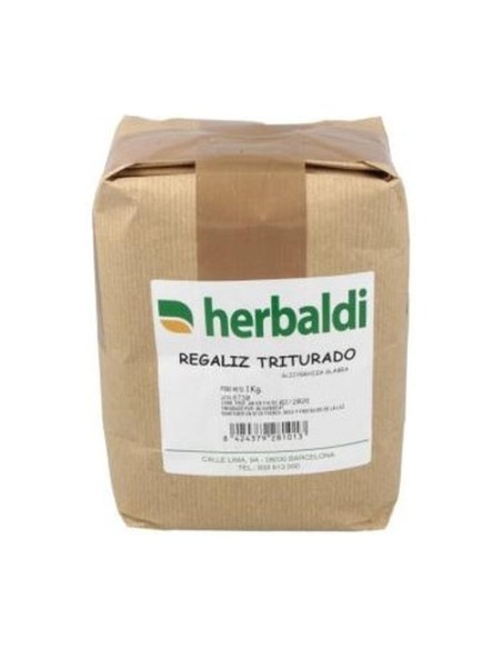 Hierba regaliz raíz triturada 1 kg Herbaldi