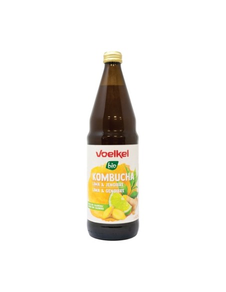 Kombucha lima y jengibre bio 750 ml (Jengibre - Lima) Voelkel