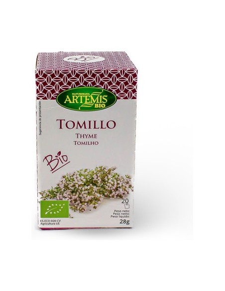 Infusión de Tomillo 20 bolsitas infusoras Artemis