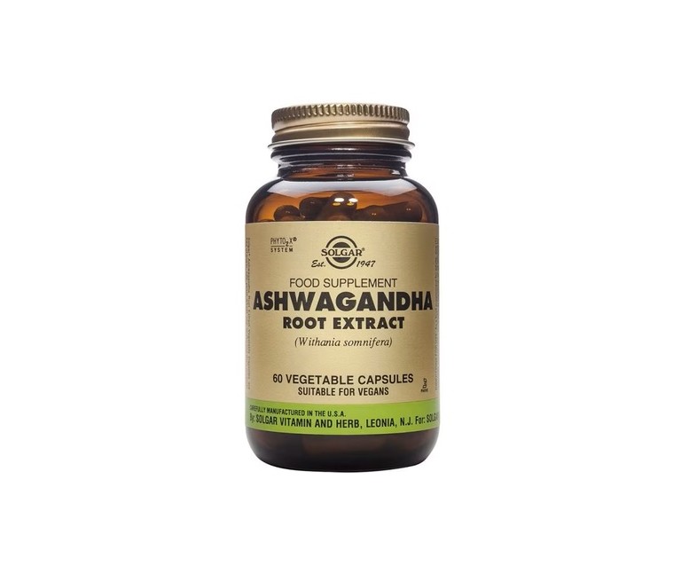 Ashwagandha 60 cápsulas vegetales Solgar