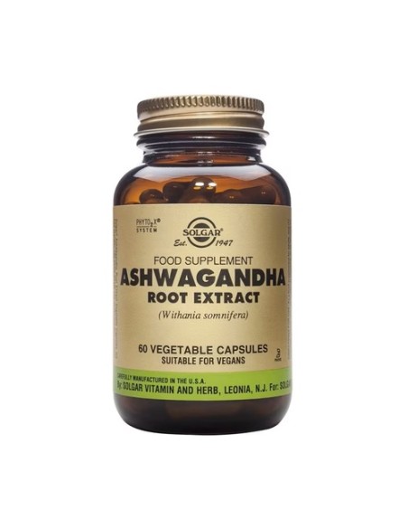 Ashwagandha 60 cápsulas vegetales Solgar