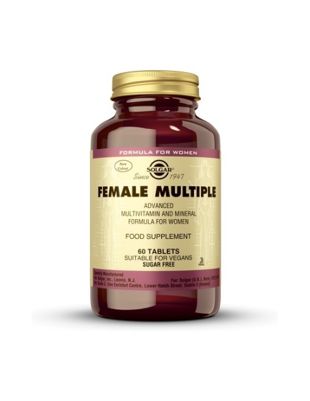Female Multiple vitaminas y minerales (mujer) 60 comprimidos Solgar