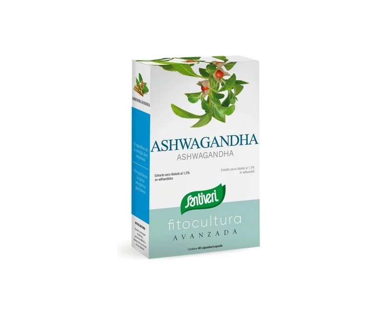 Plantas fit cápsulas ashwagandha 40 cápsulas Santiveri