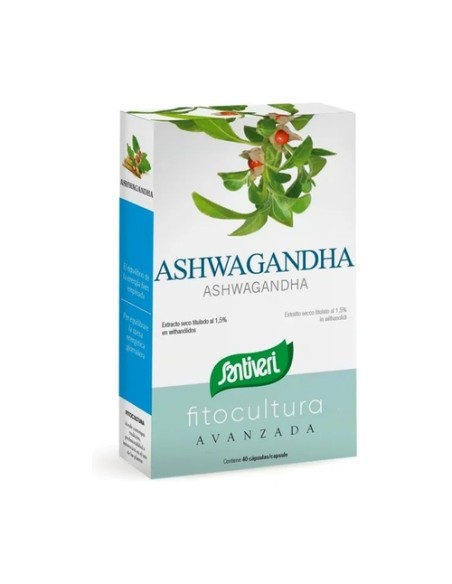 Plantas fit cápsulas ashwagandha 40 cápsulas Santiveri