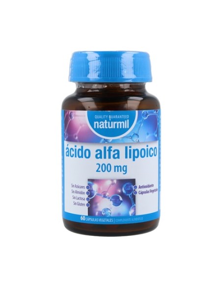 Ácido alfa lipoico 60 comprimidos de 200mg Dietmed