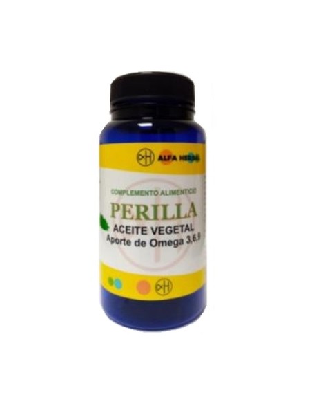 Perilla aceite vegetal omega 3 6 9 90 perlas Alfa Herbal