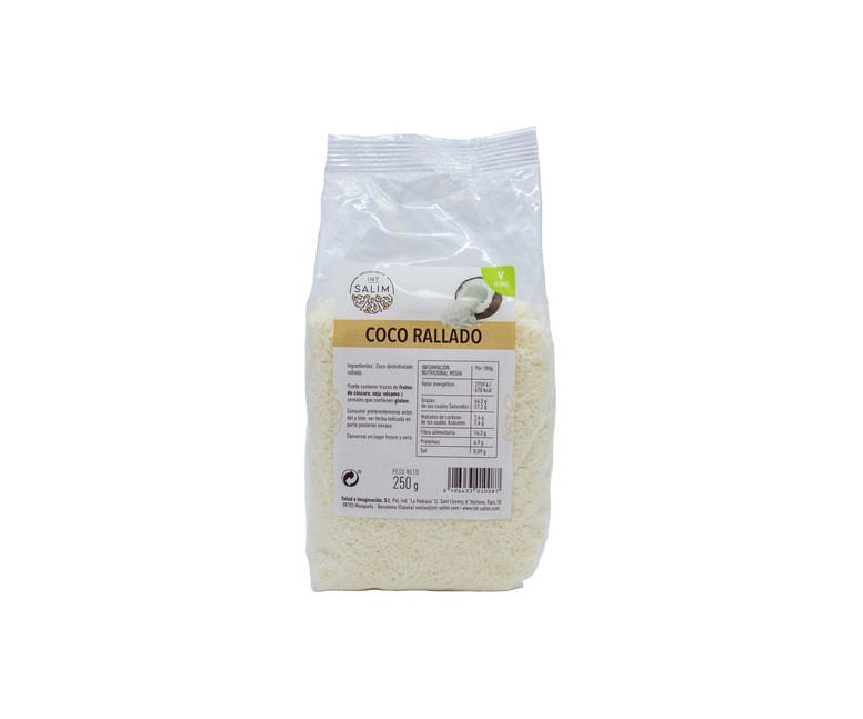Coco rallado 250 g (Coco) Int-Salim