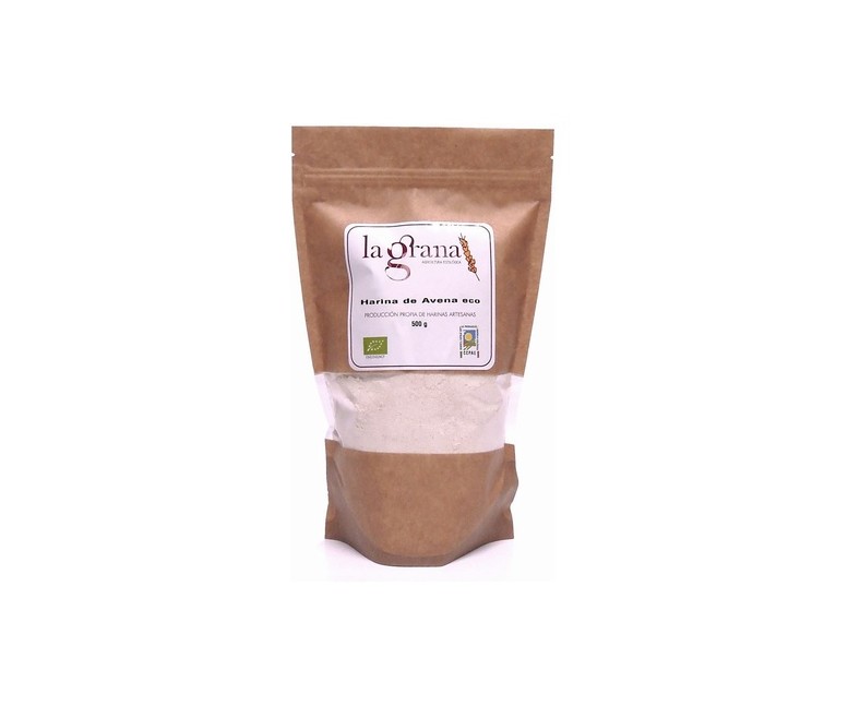 Harina de avena Eco 500 g de polvo (Avena) La Grana