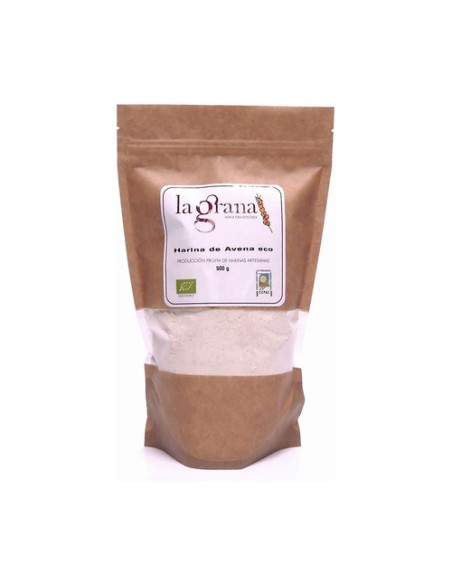 Harina de avena Eco 500 g de polvo (Avena) La Grana