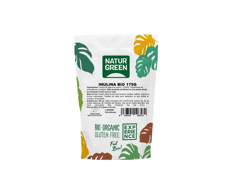 Inulina bio 175 g de polvo NaturGreen