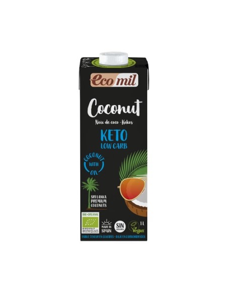 Bebida de coco nature keto Bio 1 L (Coco) Ecomil