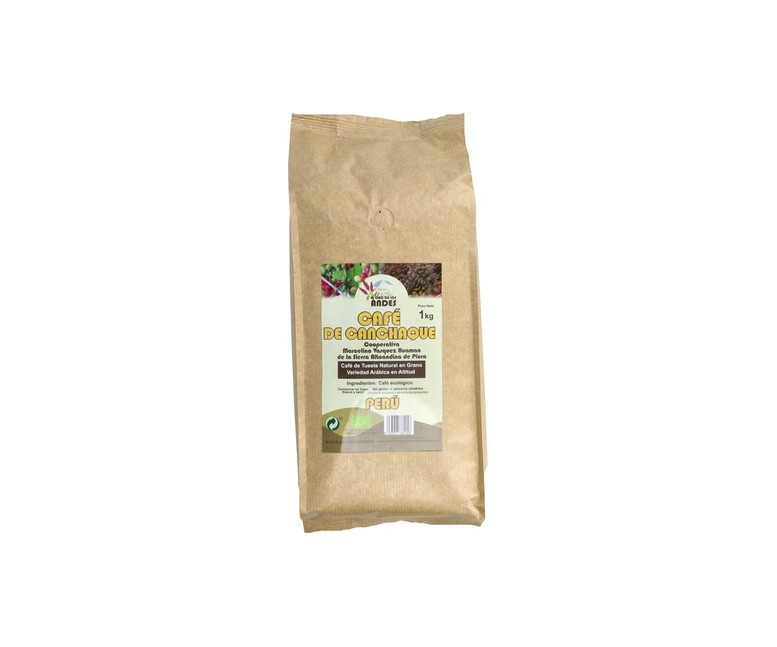 Café en Grano de Canchaque Bio 1 kg El Oro de los Andes