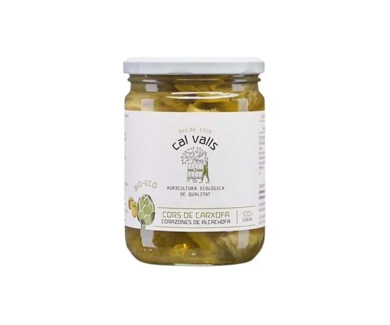 Corazones de alcachofa Eco 250 g Cal Valls