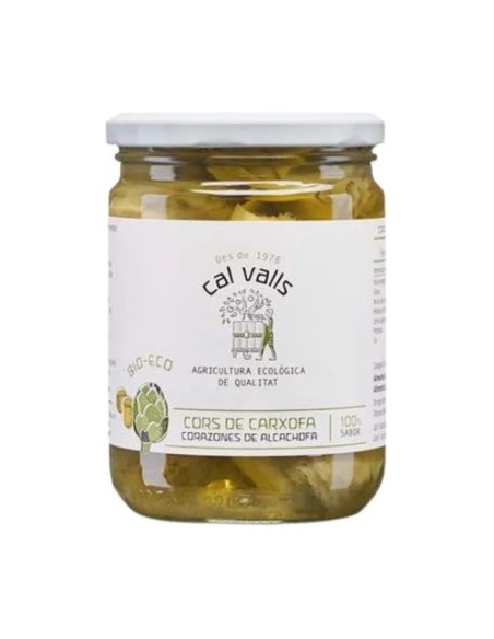 Corazones de alcachofa Eco 250 g Cal Valls
