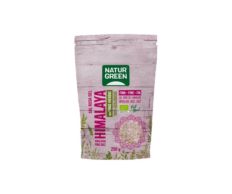 Sal del himalaya con finas hierbas Bio 250 g NaturGreen