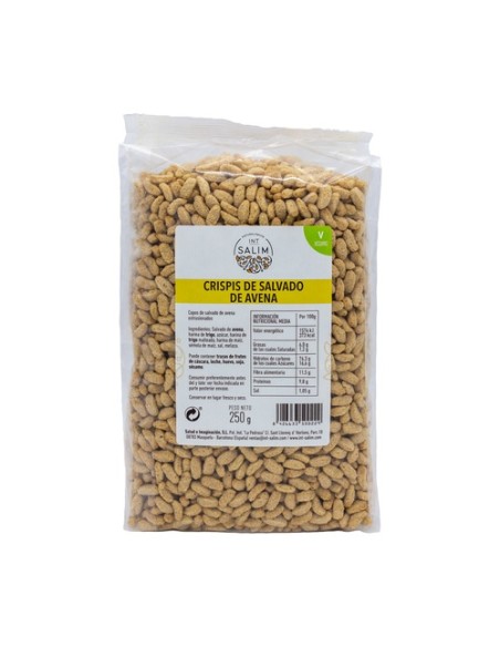 Crispis de salvado de avena 250 g Int-Salim