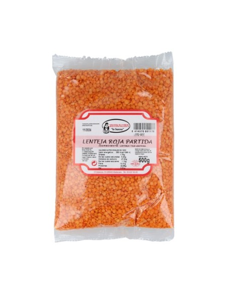 Lenteja Roja Partida 500 g Intracma