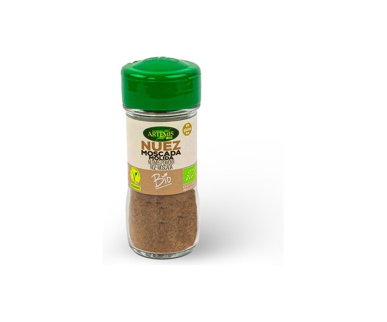 Nuez moscada molida Bio 35 g de polvo Artemis