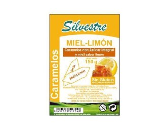 Caramelos de miel y limón con azúcar integral sin gluten