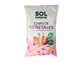 Chips de vegetales con aceite de oliva Bio