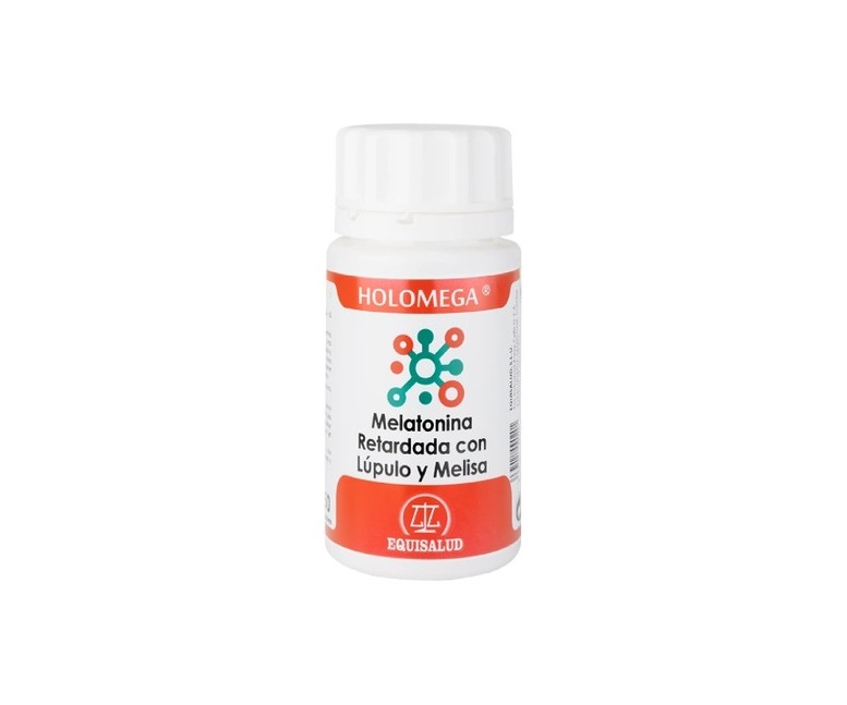 Holomega melatonina retardada con lúpulo y melisa 50 cápsulas Equisalud