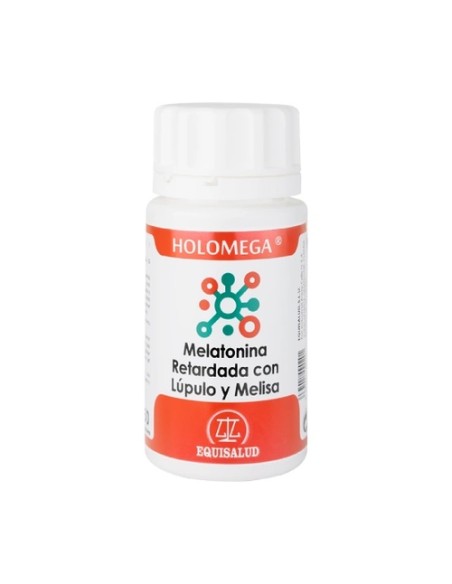 Holomega melatonina retardada con lúpulo y melisa 50 cápsulas Equisalud