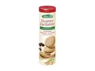 Galletas rellenas de chocolate negro Bio