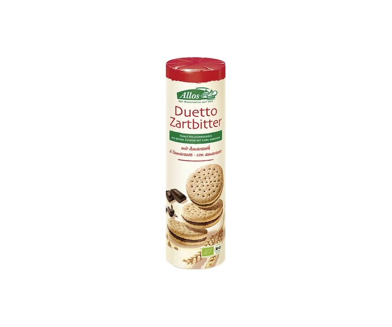 Galletas rellenas de chocolate negro Bio 330 g Allos