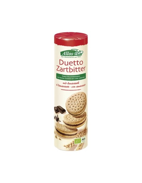 Galletas rellenas de chocolate negro Bio 330 g Allos