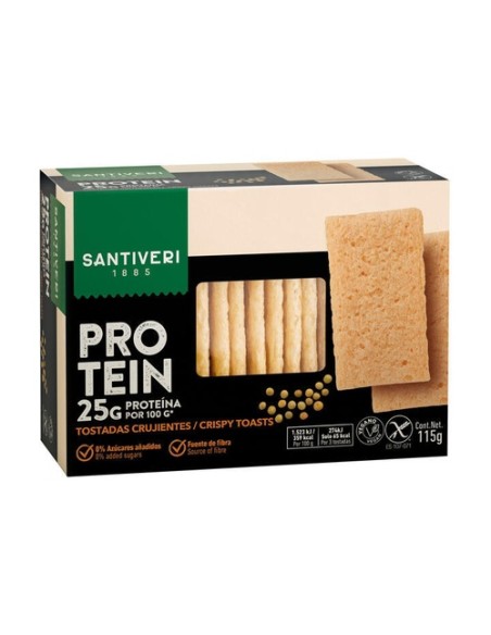 Tostadas proteicas 115 g Santiveri