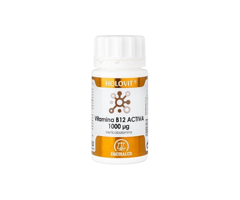 Holovit vitamina B12 activa 1000 50 cápsulas de 420mg Equisalud