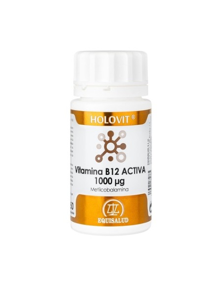 Holovit vitamina B12 activa 1000 50 cápsulas de 420mg Equisalud