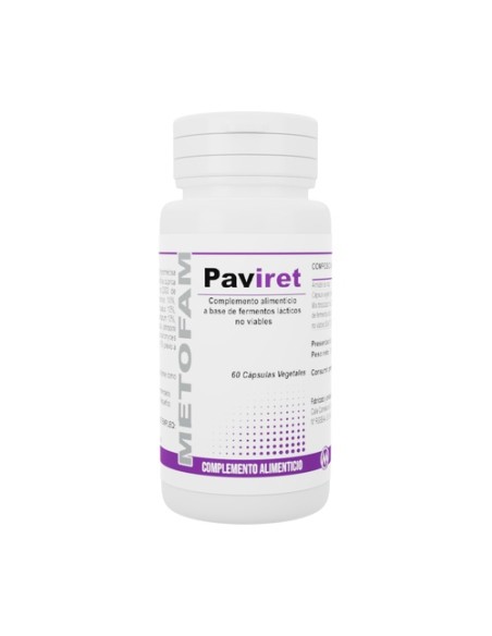 Paviret probiótico 60 cápsulas vegetales Metofam