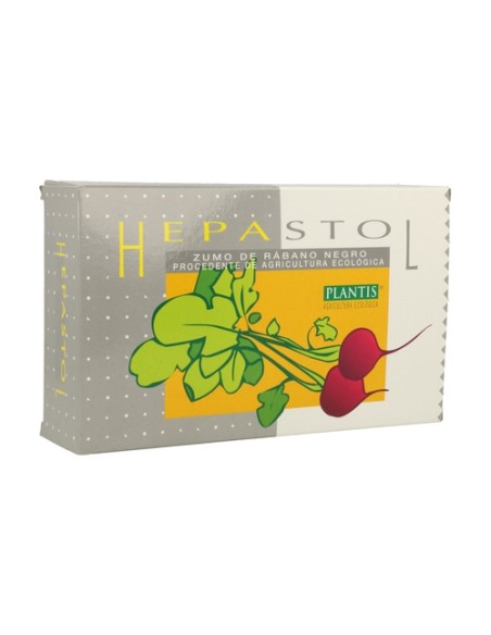 Hepastol (Rábano negro en ampollas) 20 viales de 10ml Plantis