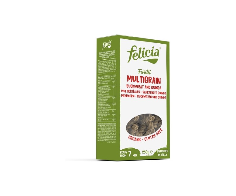 Fusilli multicereales sin gluten Bio 250 g Felicia Bio