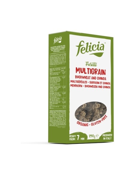Fusilli multicereales sin gluten Bio 250 g Felicia Bio