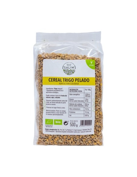 Trigo pelado integral Bio vegan 500 g Eco Salim