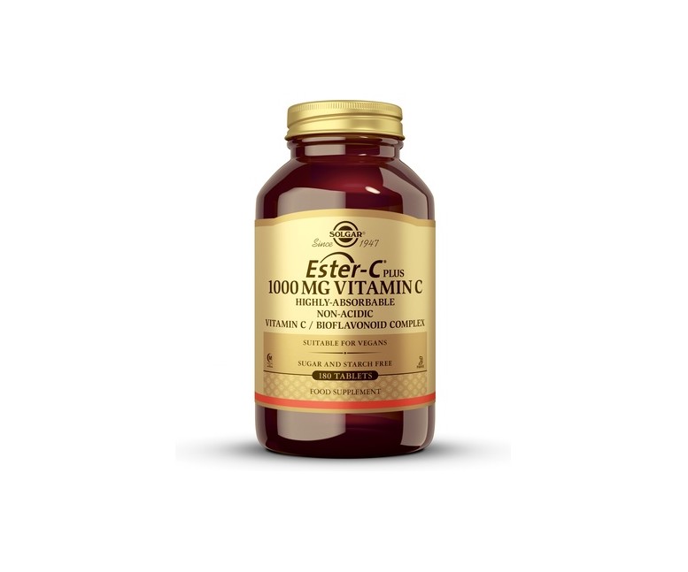 Ester C plus Vitamina C 180 comprimidos de 1000mg Solgar
