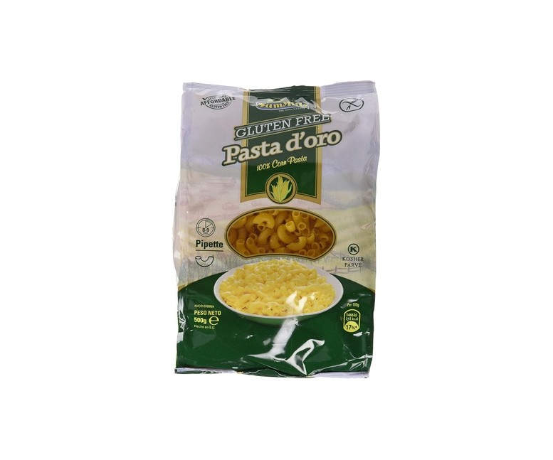 Pasta d'oro pipette de maíz sin gluten 500 g Sam Mills