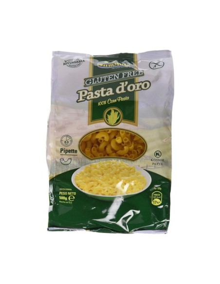 Pasta d'oro pipette de maíz sin gluten 500 g Sam Mills