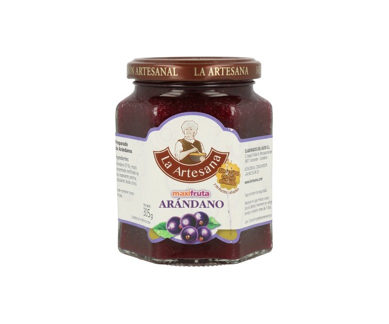 Mermelada de Arándano Sin Azúcar 310 g La Artesana