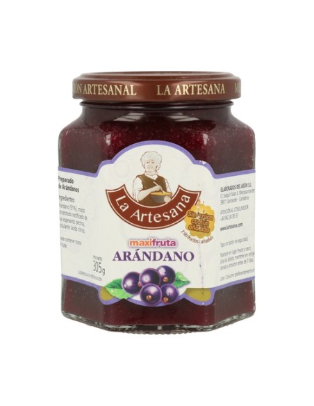 Mermelada de Arándano Sin Azúcar 310 g La Artesana