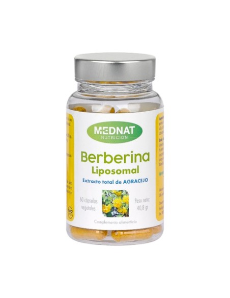Berberina liposomal 60 cápsulas vegetales MEDNAT
