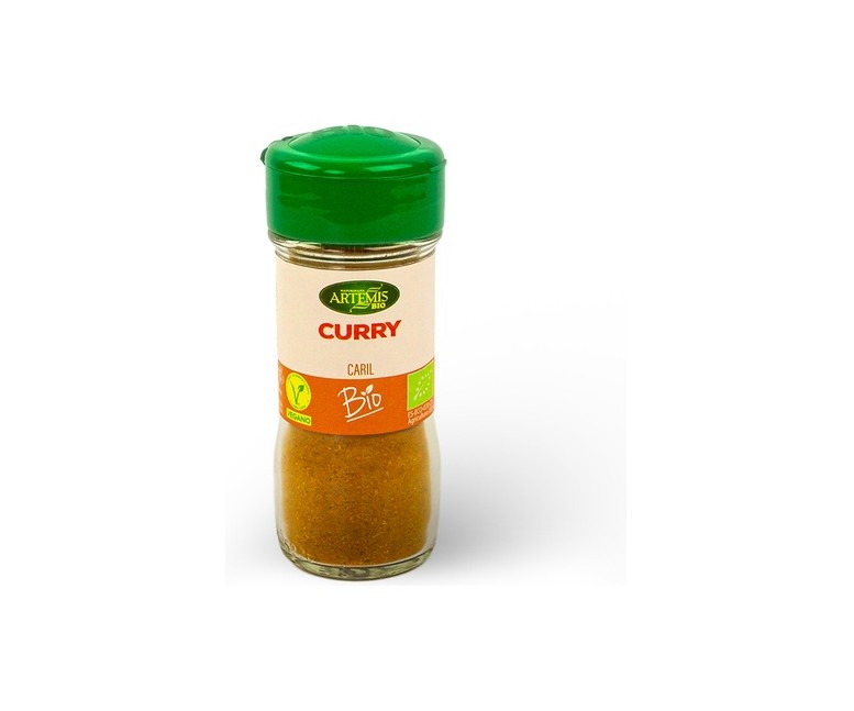 Curry en polvo Bio 30 g de polvo Artemis