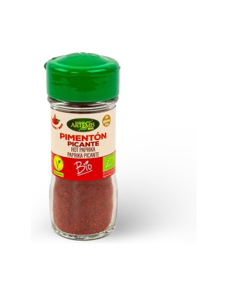Pimentón picante Bio 40 g de polvo Artemis